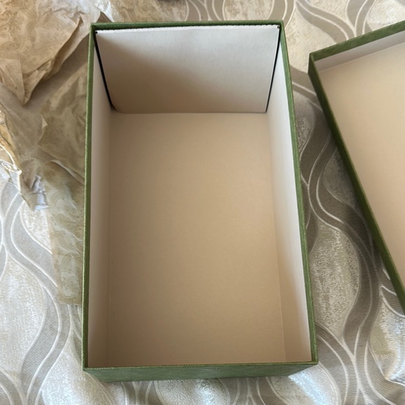 Gucci Green Patterned Shoe Box 👞 👠 - Picture 5 of 6